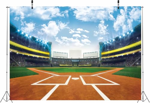 Fondo fotográfico baseball 8x6 ft para fiestas y eventos miniatura 5