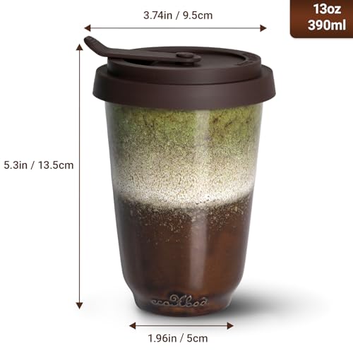 Set de 2 Mugs de Cerámica 13oz con Tapa y Funda miniatura 7