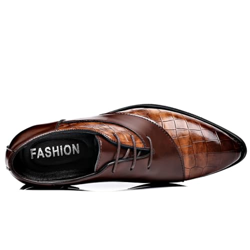 Men's Classic Modern Dress Oxfords Shoes Business Formal Derby2