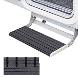 Wohnmobil Trittstufen Fußmatte, 46*46cm Teppich für Wohnmobil, Stufenmatte für Wohnmobile Wohnmobil Trittstufe Teppich Die Rutschfeste Wohnmobil Trittstufen Fußmatte Breite Stufenschutz für Wohnwagen