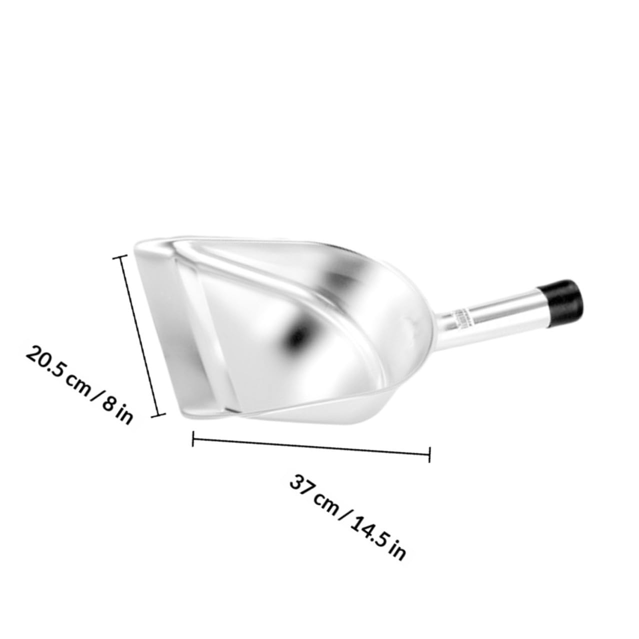 Pelle Alimentaire en Acier Inoxydable Manche Confortable, pour Céréales et Fruits Secs, Outil Pratique pour Préparation Culinaire et Buffet