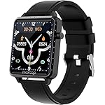 Smart-WatchMAXTOP-Smartwatch-Compatible-iOSAndroid-Phones-for-Fitness-Activity-Tracker-with-Heart-Rate-Monitor-Blood-Pressure-MonitorSleep-Monitor-Step-Counter-for-Men-WomenBlack MAXTOP Smart Watch, Smartwatch Compatible iOS/Android Phones for Fitness Activity Tracker with Heart Rate Monitor & Blood Pressure Monitor&Sleep Monitor, Step Counter for Men Women(Black)