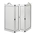 Produktbild 90 cm Portable Three-Panel Shower Screen, Sturdy Aluminum Frame, Features Integral Handles, Showering Aid, Keeps Carer Dry Whilst Bathing Patients, Easy to Position & Move, Aids Elderly & Disabled