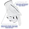 Bionic Men's StableGrip with NaturalFit 2.0 Golf Glove with Dual Expansion Thumb for Best Fit - Premium Cabretta Leather… (White, X-Large, Left)