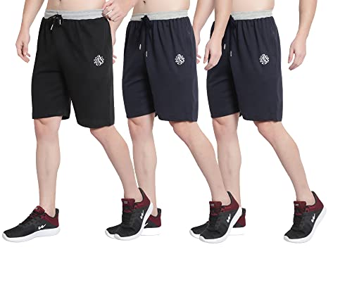 Image of OORA Men's Plus Sizes Cotton Shorts M to 5XL, 28 to 48 Inches Waistline
