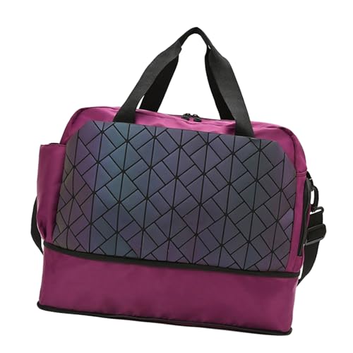 Bolsa de viaje para llevar durante la noche, para entrenamiento, gimnasio, bolsa de hombro para mujeres y niñas, resistente al agua