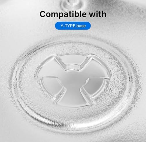 Image of for 23 to 32L Capacity Microwave Oven Replacement Rotating Glass Turntable Tray | Easy-Clean Design, Sturdy, High-Quality, Heat-Resistant | (Size: 10.5 Inch) ([MCRPLT IFB 23BC5] - 23L)