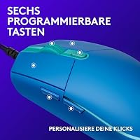 Logitech G203 Gaming-Maus mit anpassbarer LIGHTSYNC RGB-Beleuchtung – Ansicht 3