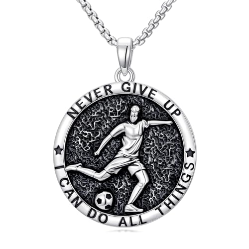 Collier Never Give Up, le cadeau d'anniversaire idéal pour motiver un entraîneur