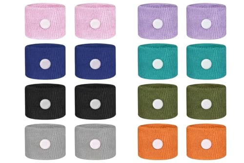 Image of Anti-Nausea Wristband for Anxiety, Travel, Sea, Car, Air Sickness Reliefs Handband with Pair (pack of-8)