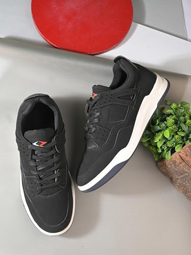 Image of Cruiser Mens Sneaker | Comfort & Style with Soft Cushioned Insole | Sleek, Stylish, and Ready for Anything | Everyday Sneakers with Effortless Vibes|Trendy Lace-Up Design for Casual Outfits 2604