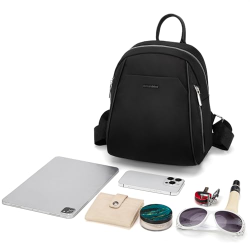 Women's Lightweight Nylon Backpack Purse with Anti-theft Pocket