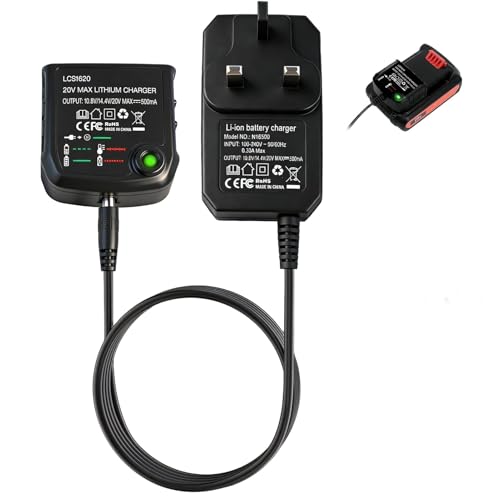 LCS1620 Lithium Ion Battery Charger for Black & Decker 18V Drill Charger