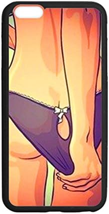 Xinbai Hot Selling Brand New Lovely Cartoon Sexy Girls Cute Sexy Women Black Plastic and TPU Cell Phone Cases Cover for iPhone 6 case (4.7 inch)