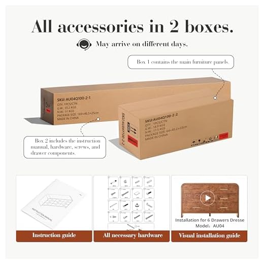 EliteSet 6-Drawer Curved Dresser