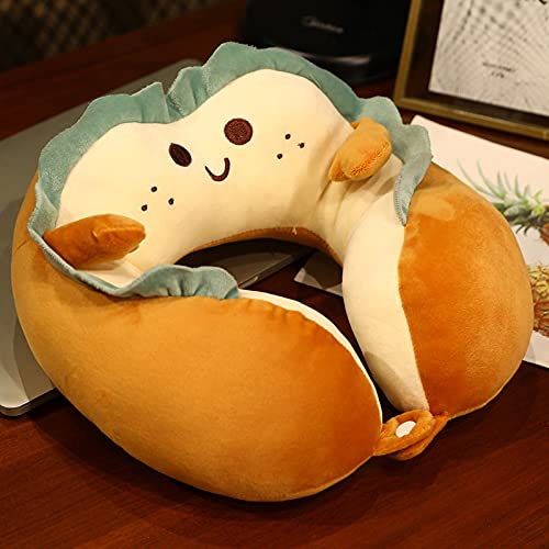 Almohada cervical viscoelástica U para viaje portátil miniatura 6