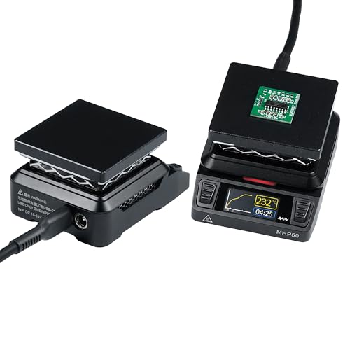 MINIWARE Original MHP50 Mini Electric Temperature Adjustable OLED-Display Hot Plate Preheater Soldering Preheating Station Welder Rework Heater Devices|(NO POWER SUPPLY)