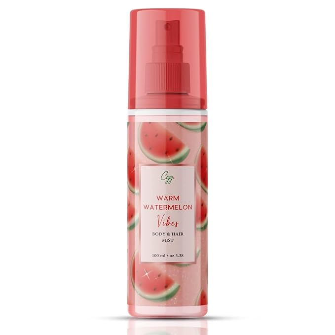 Warm Watermelon Body & Hair Mist, Long Lasting Fine Fragrance, No Alcohol, Paraben & Sulphates For Women, 100ml - Fresh