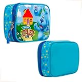 Mochila de Rodinhas Escolar com Lancheira Térmica e Estojo, Tema Cachorrinhos, Azul Claro, Poliéster, 42x30x14cm, 24L, 3 Bolsos