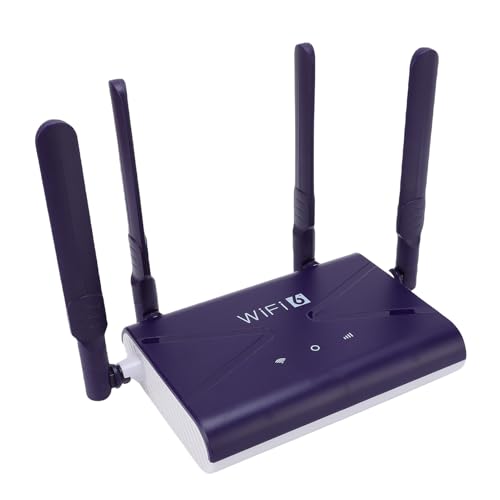 Enrutador WiFi 6, Enrutador CPE 4G, Enrutador Inalámbrico LTE con Ranura de Tarjeta SIM, 300Mbps Desbloqueado Punto de Acceso Móvil WiFi Móvil Desbloqueado, Admite 32