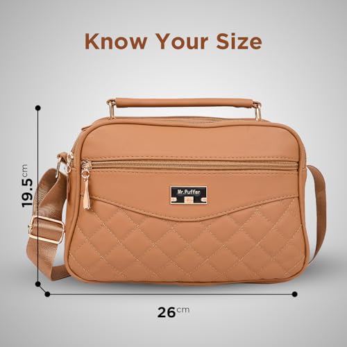 Image of Sling Bag for Women | Classic Stylish Handbag for Girls with Adjustable Strap