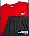 Reebok Boys Athletic Shorts Set - 2 Piece Summer Clothes Outfit with Graphic Tee and Boys Basketball Shorts for Active Kids, Size 12, Vector Red/Black