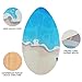 seething 35 Inch Skimboard with High Gloss Coat Wood Skim Board for Beginners,Kids, Teenagers, Adults and All Skimming(Seaside)