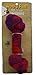 One Pet Planet Wool Knotted Bone Chew Toy, 4.5-Inch, Red