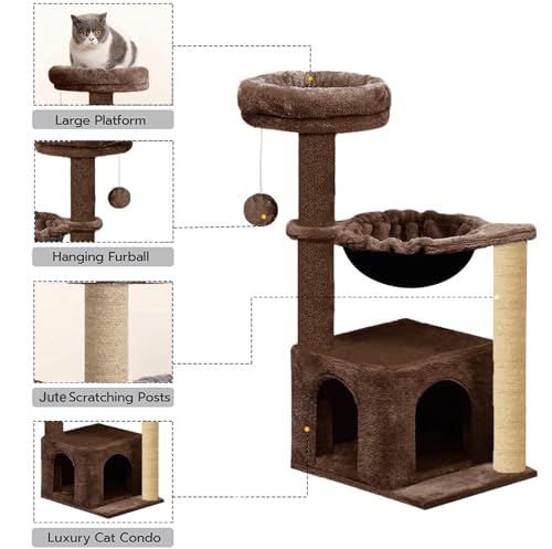 Image of cat Tree 71 NO (Brown)