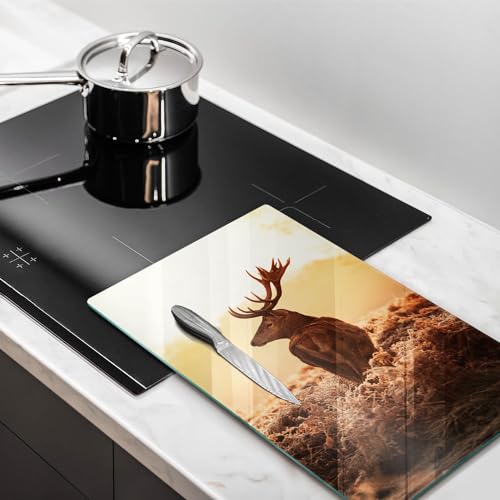 Planche à découper 30x52cm multifonctionnelle Wallfluent cuisson résistance cerf - 3