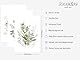 Joocrise Aquarell Botanische Wandkunst, 3er-Set, Boho-Blumenmuster, Leinwand, Wanddekoration, Drucke, Salbeigrün, Wildblume, Wandkunst, moderne Blumenbilder, botanische Malerei für Schlafzimmer,