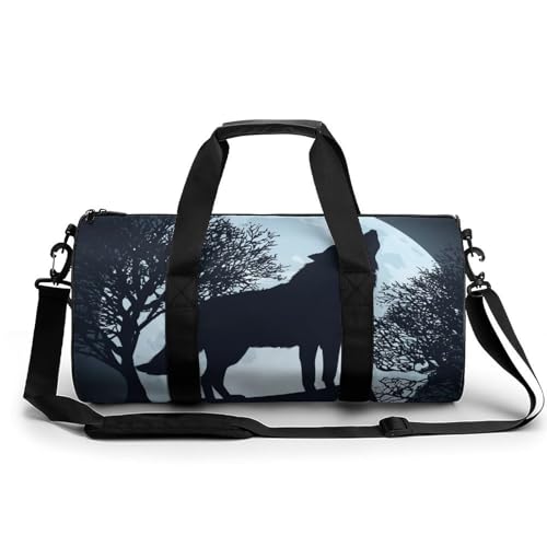 Sac week-end loup hurlant idéal pour vos sorties camping et nature