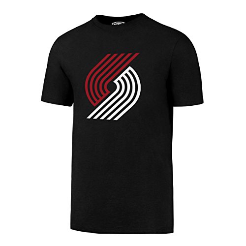 OTS NBA Portland Trail Blazers Men's Rival Tee, Black Logo, Large