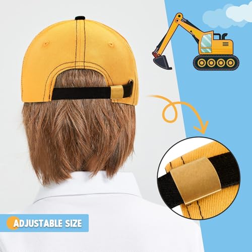 WAWSAM Cap Kinder Jungen Baseballkappe Verstellbarer Basecap Kinder Snapback Trucker Cap Baumwolle Jungen Baseball Mütze Sonnenhut