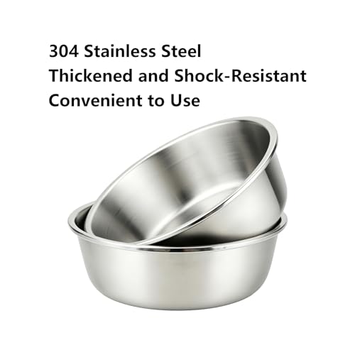 Bowls de acero inoxidable para mezclar 6 piezas miniatura 4
