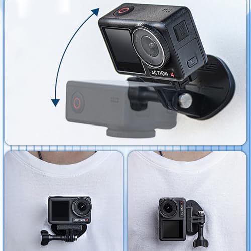 Soporte de Cuello para Cámaras de Acción Magnético y Correa Ajustable Vlog Mount 3