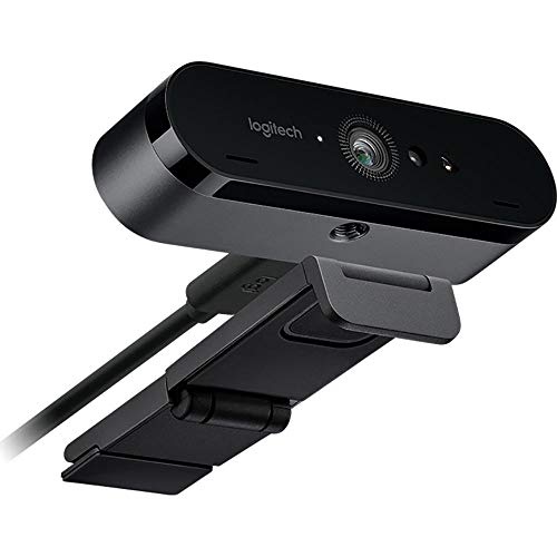 Logitech BRIO UHD 4K Webcam: (960-001105) with RightLight 3 and HDR Technology + Bundle Kit - Image 4
