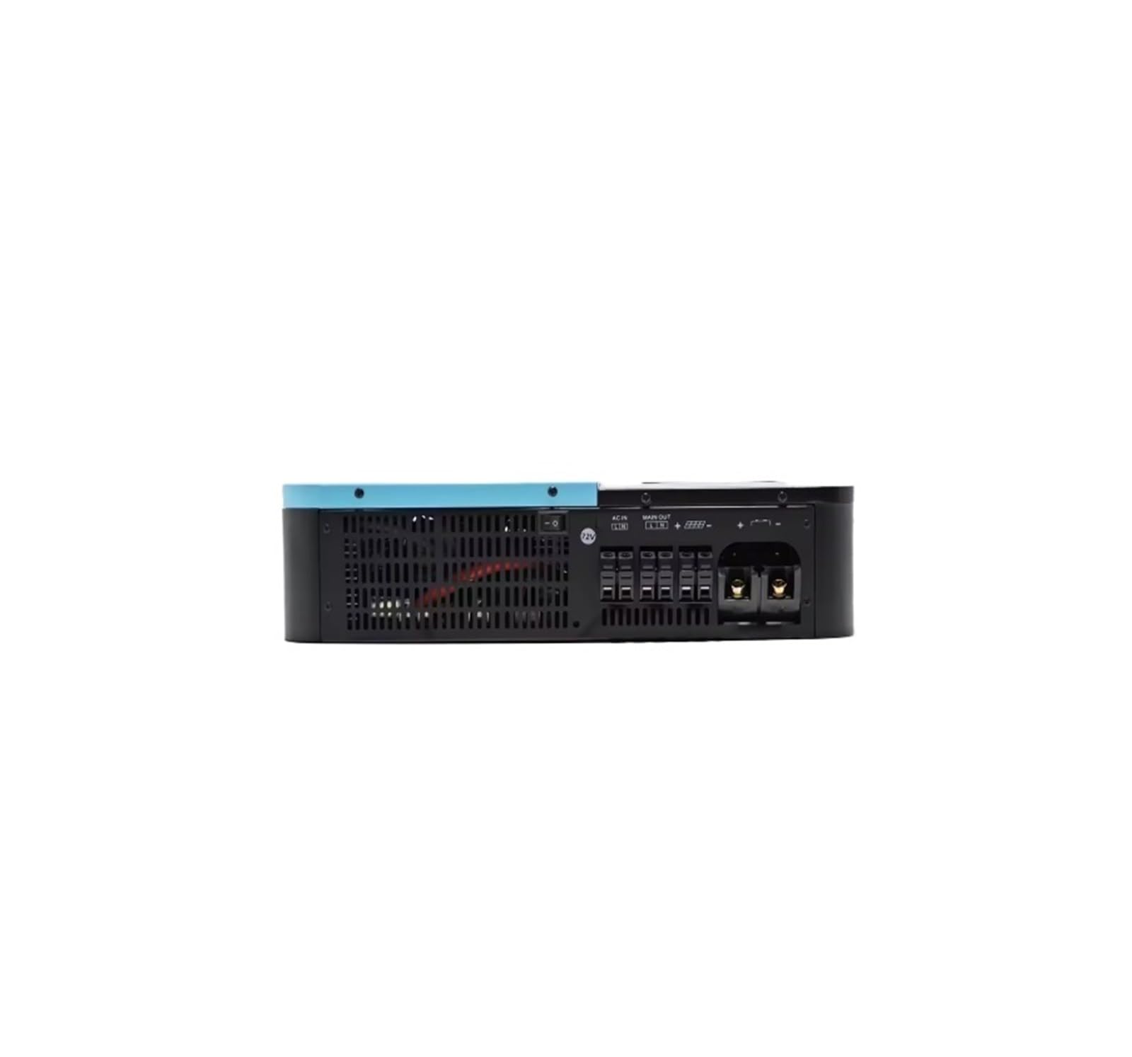Inversor solar híbrido 6000W 24V/48V/60V/72V CC a CA fuera de la red onda sinusoidal pura 60A MPPT monofásico(24V)