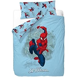 Nordico Spiderman Spiderman - Funda Nórdica de 2 Piezas para Cama de 90