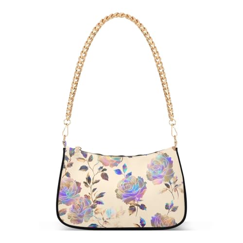 Sac à main violet en cuir à plusieurs poches pour ne plus jamais chercher vos clés