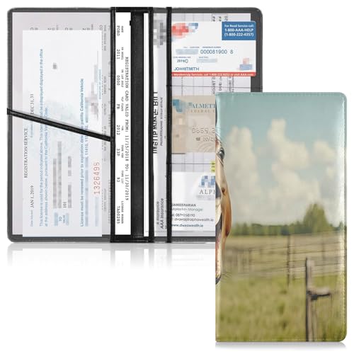 Organizador de Documentos de Cuero Slim miniatura 2