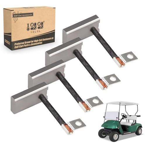 Kit de cepillos del generador de Arranque del Carro de Golf para EZGO, Club Car, Yamaha, OEM# 81-81200 26658-G01 101869302 JF2-81111-00-00 JF2-H1111-00-00, Juego de 4