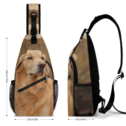 Mochila tipo sling bag blanca para senderismo y uso casual miniatura 2