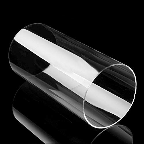 Tube Acrylique Transparent, 100mm Diamètre Extérieur Et 95mm Diamètre Intérieur Acrylique Tube En Verre, 200mm Long Tube Transparent, Utilisé Dans L'industrie Protection De L'environnement Cover