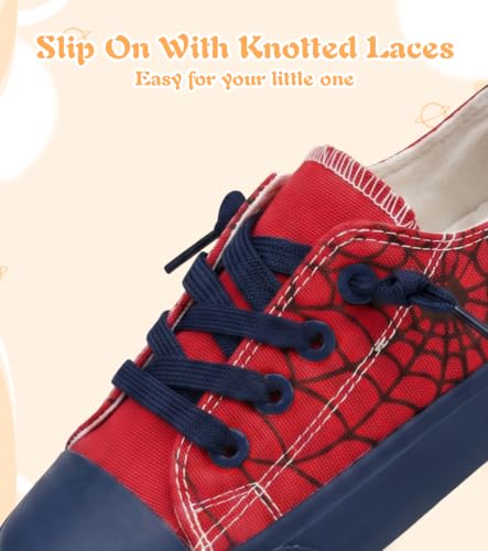 Image of Toddler Little Kid Cushioned Canvas Shoes Slip On Sneakers Soft and Durable