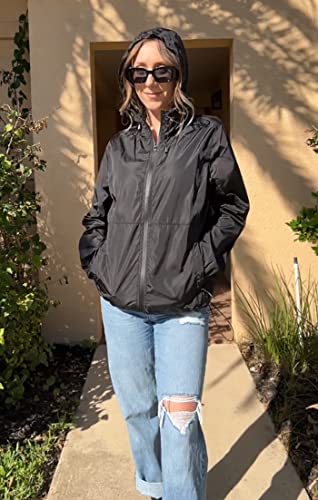 TCOT Womens Rain Jackets Waterproof Windbreaker Jackets lightweight Portable Rain Coat3