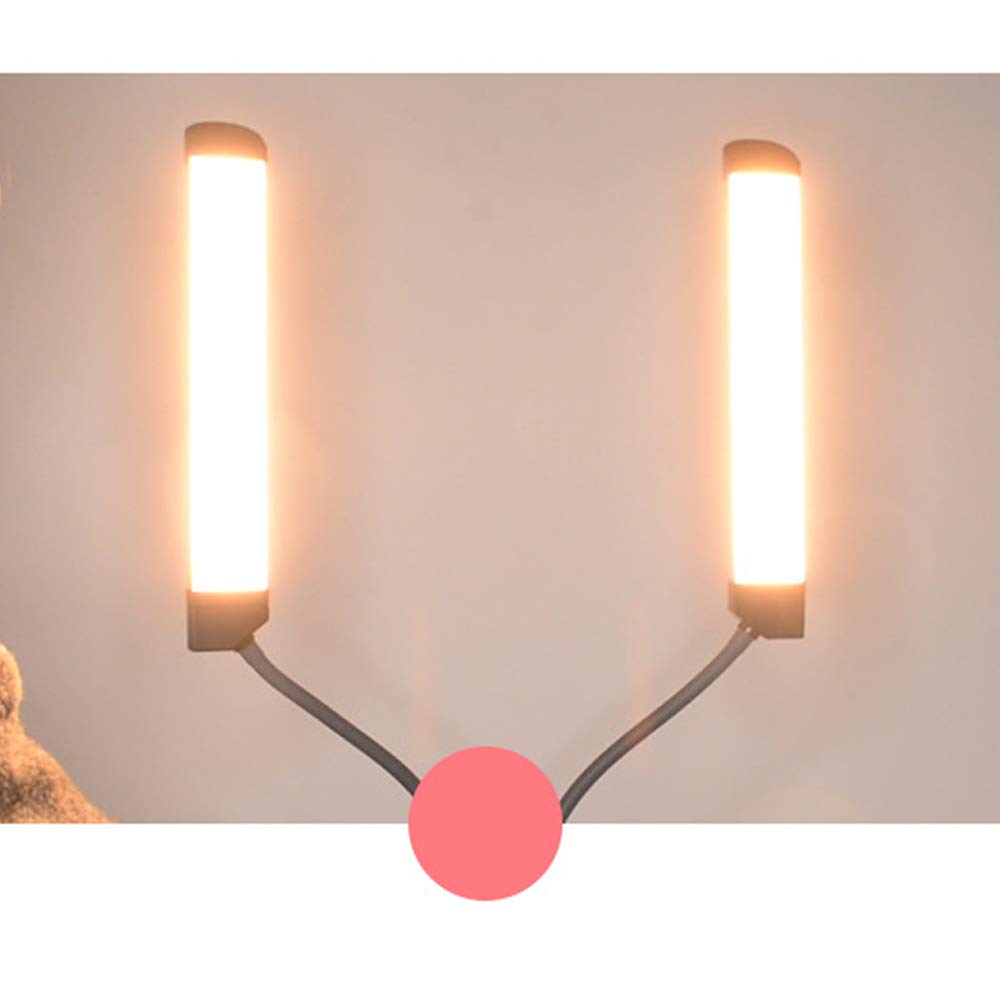 USB Wimpernverlängerung Lampe Arbeitsplatzleuchte LED w/Handyhalter 224 LEDS Arbeitsplatzleuchte Schreibtischleuchte Beleuchtung USB mit Handyhalter