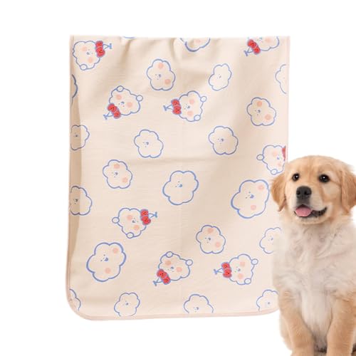 Alfombra de pipi para perros – Alfombra de pipi impermeable reutilizable, almohadillas de pipi lavables, alfombras grandes de piso, alfombrillas de entrenamiento antideslizante para gatos, conejitos y