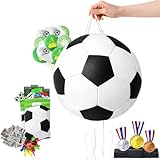 Piñata, Piñata futbol, 169 piezas relleno piñata futbol, Piñata de cumpleaños, Cumpleaños futbol, Piñatas rellenas