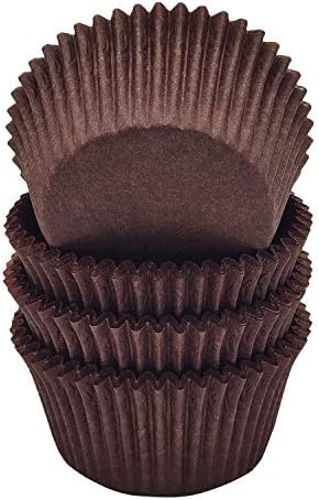 Mombake Premium Light Purple Greaseproof Cupcake Cases Muffin Paper Baking Cups Standard Size, 100-Count